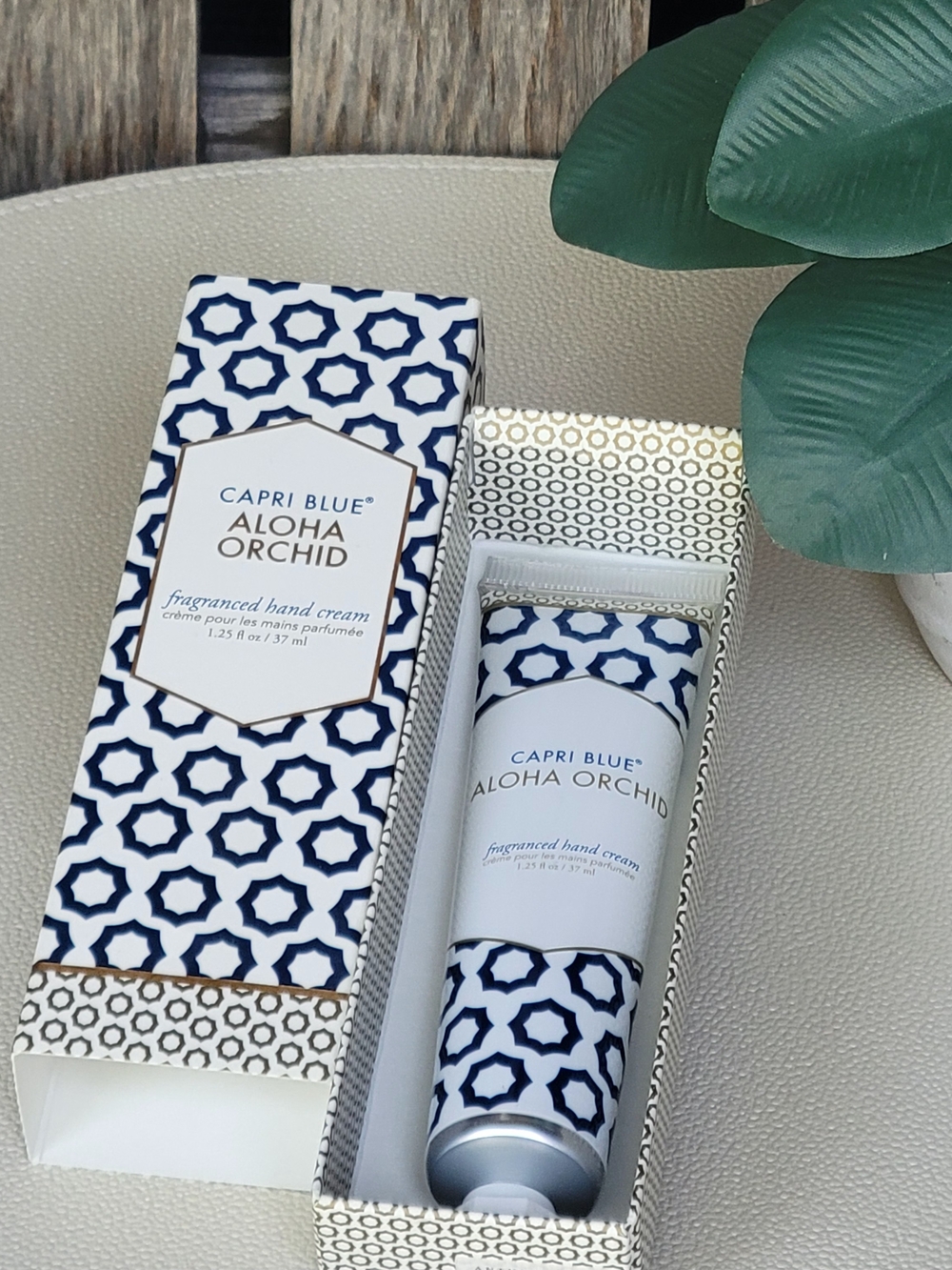 Anthropologie Aloha Orchid Fragranced Hand Cream -Capri Blue